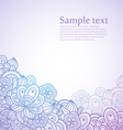Floral background vector image