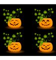 Halloween elements vector image