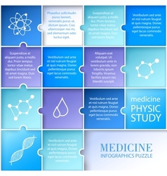 Flat medicine infographic design vector image
