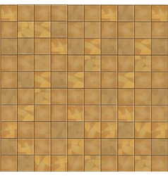 Brown floor tiles seamless background vector image