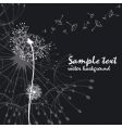 Abstract dandelion vector image