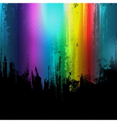 Gradient paint splashes background vector image