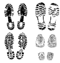 Track shoe vector image