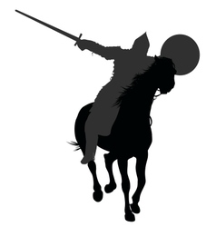 Horseman vector image