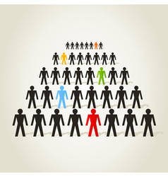 Crowd of people vector image