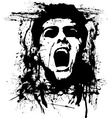 Zombie horror vector image