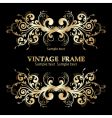 Vintage frame vector image