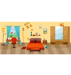 Bedroom vector image