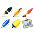 Writing tools vector image