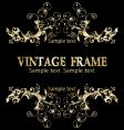 Vintage frame vector image