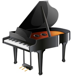 A musicians piano vector image