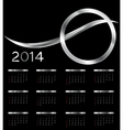 2014 new year calendar vector image