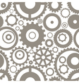 Gear wheels seamless background vector image