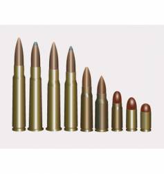 Bullets vector image