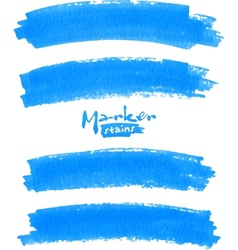 Spot of paint drawn by felt pen vector image