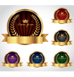 Labels vector image