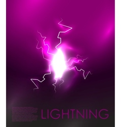 Abstract lighning background vector image