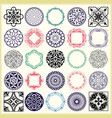 Ornament set vector image