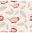 Tea Seamless Pattern vector image