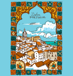 Lisbon Lisbon vector image