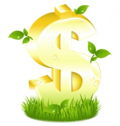 Dollar symbol vector image