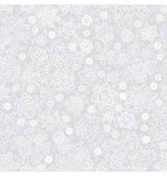 Snowflakes pattern vector image