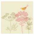 Floral background vector image