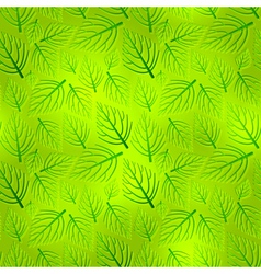 Seamless green pattern vector image