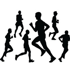 Marathon vector image