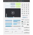 Web 20 interface part 1 vector image