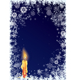 New Year background vector image