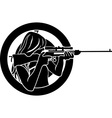 Target stencil vector image