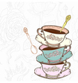 Tea time vector image
