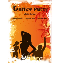 Dance party vector image