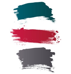 Grunge brushes vector image