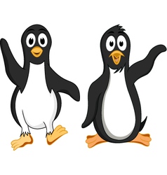 Penguin cartoon vector image