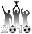 Football players vector image