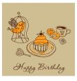 Greeting card vector image