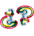 Technical typography vector image
