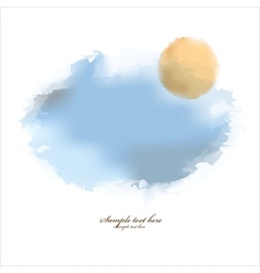 Abstract watercolor background vector image