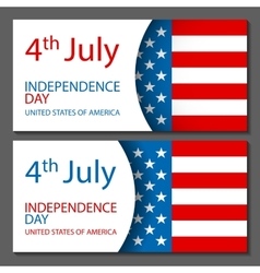 - United States Flag Glossy usa flag set - United States Flag Glossy usa flag set vector image
