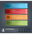 Banner business infographics vector image