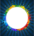 Splashes round background Splashes round background vector image