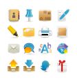 Post office set vector image