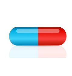 Pill icon vector image