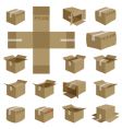 Shipping box vector image