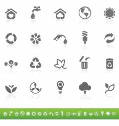 Environmental icons vector image