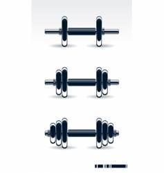 Bodybuilding equipment vector image
