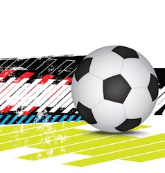 Soccer design background vector image