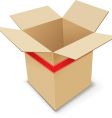 Cardboard box vector image
